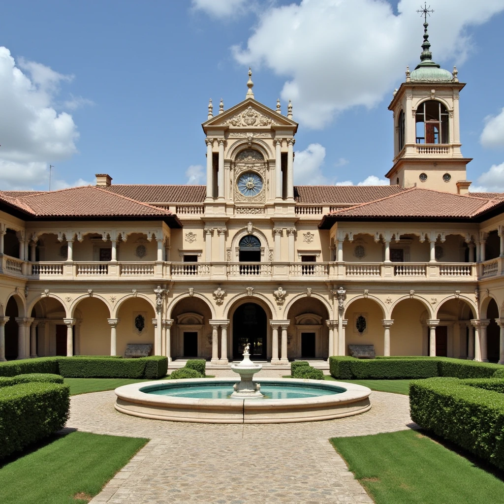 El Arte de Preservar: Casos de Éxito en Restauración Arquitectónica en España y Reino Unido 2 Fachada principal del Palacio de Pedralbes, un ejemplo de restauración arquitectónica en Barcelona.