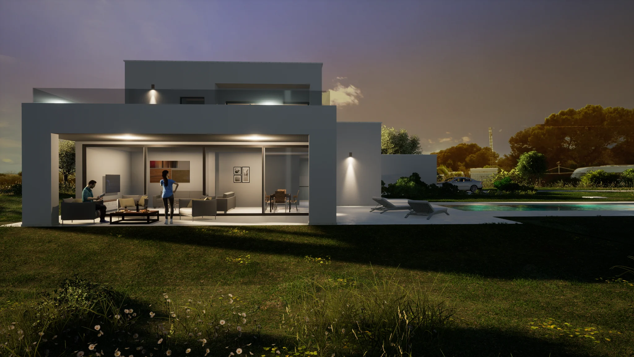 Vivienda nueva de lujo en Elche con diseño contemporáneo 