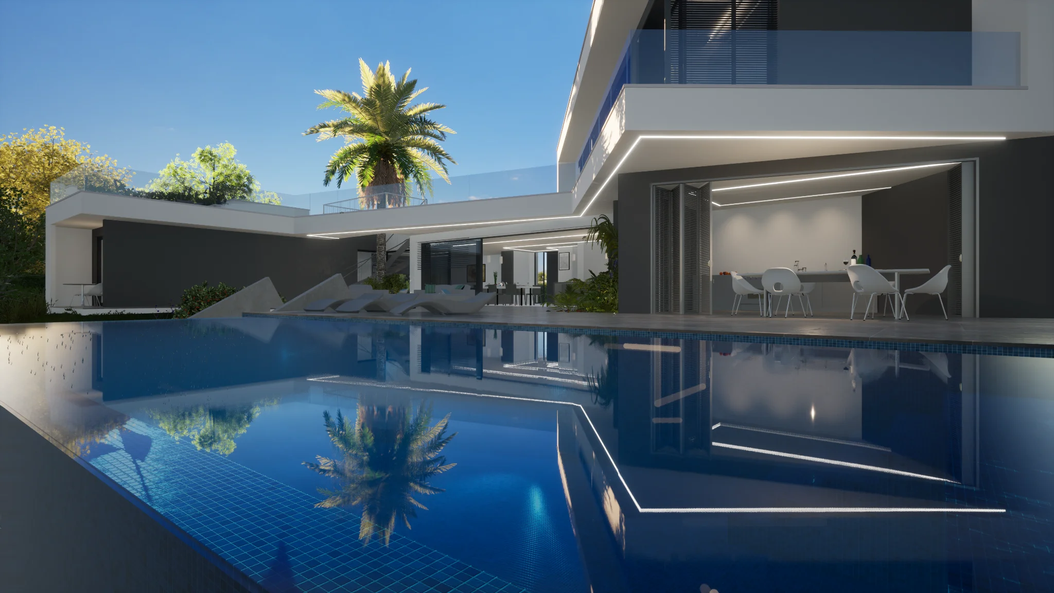 Vivienda nueva de lujo en Mosa Trajectum, Murcia, con piscina y terraza moderna 