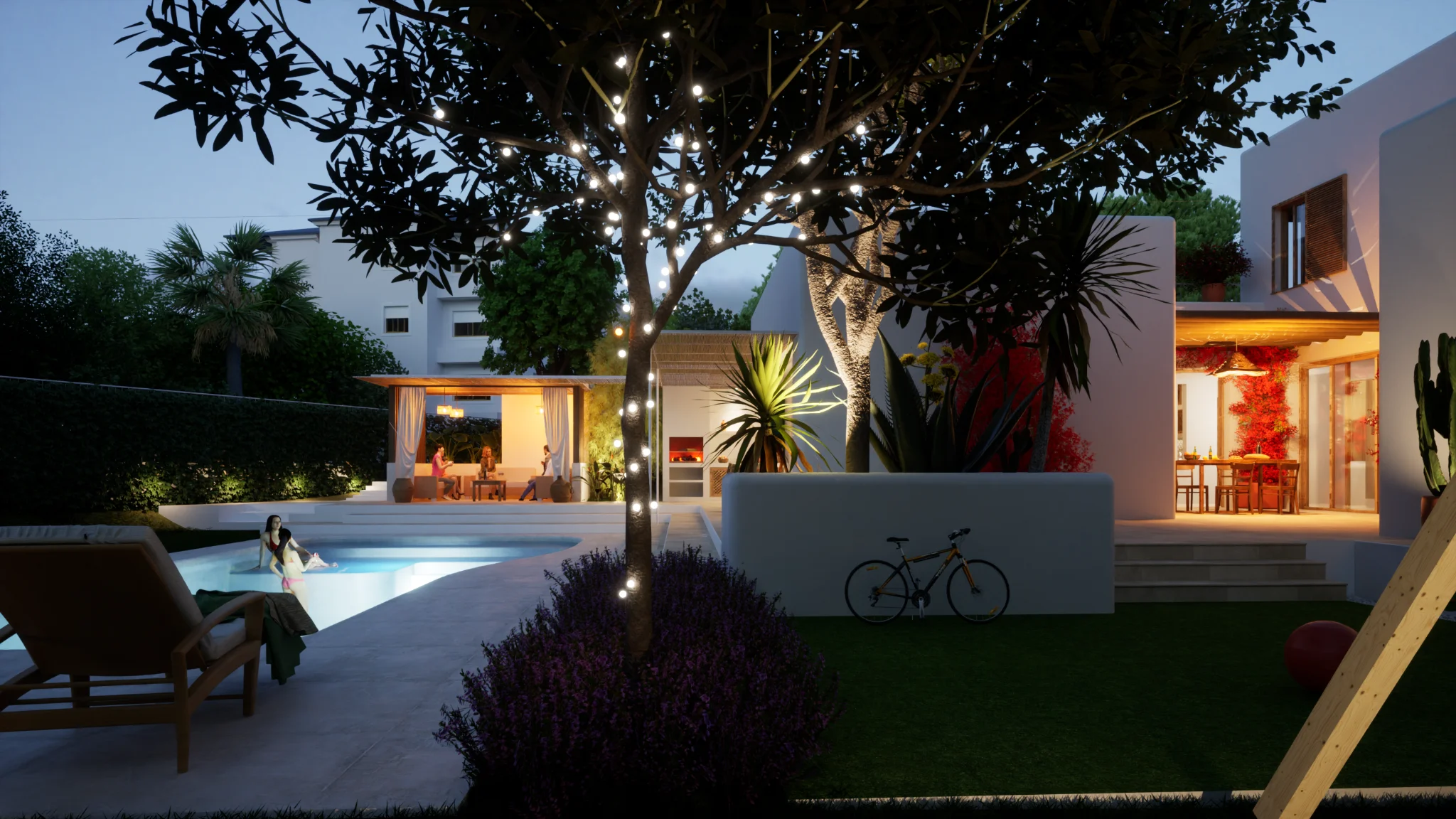 Vivienda nueva de lujo en Orihuela, Alicante con piscina y jardín 
