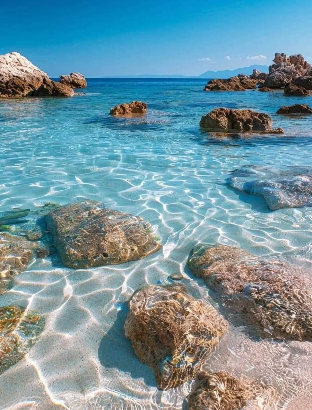 Aguas cristalinas y costa rocosa en Cabo de Palos, a poca distancia de pedanías murcianas	