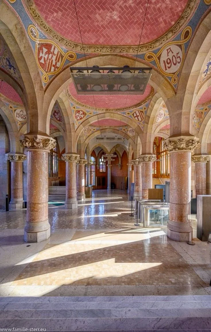 Patrimonio Arquitectónico Español: Sitios Patrimonio Mundial UNESCO Explicados 9 Interior del Hospital de Sant Pau, joya modernista incluida en el patrimonio arquitectónico español