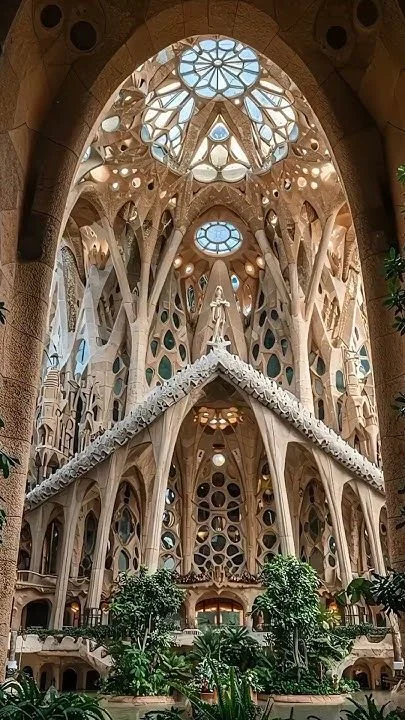 Patrimonio Arquitectónico Español: Sitios Patrimonio Mundial UNESCO Explicados 7 Basílica de la Sagrada Familia en Barcelona, icono modernista del patrimonio arquitectónico español