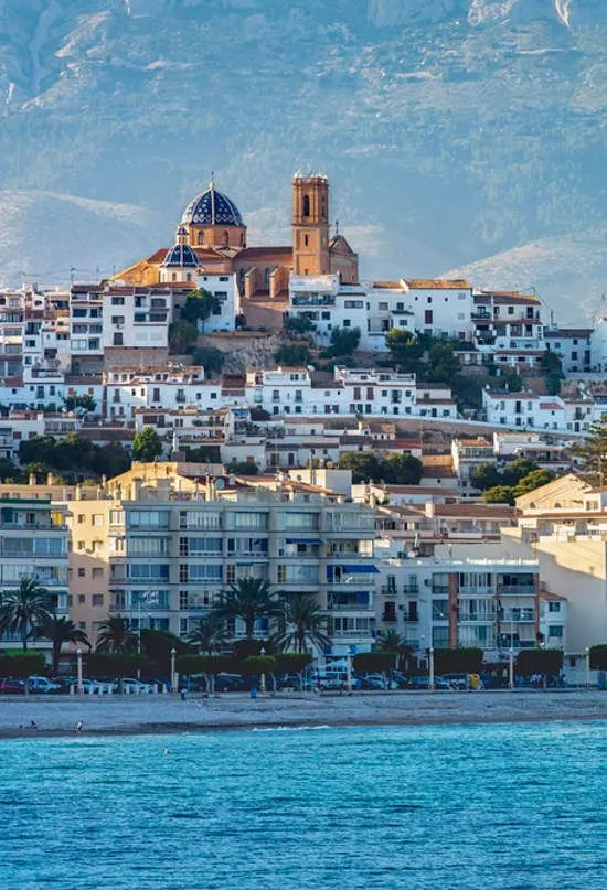 Vista del casco antiguo de Altea