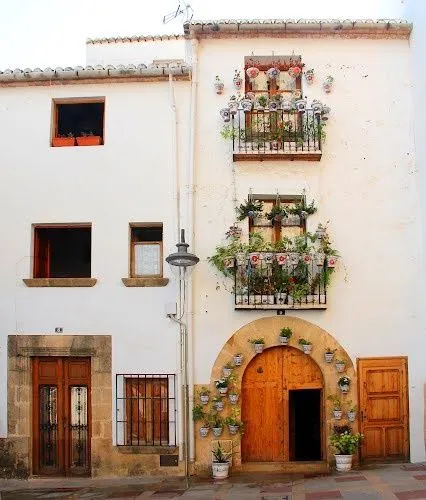 Fachada tradicional en Jávea